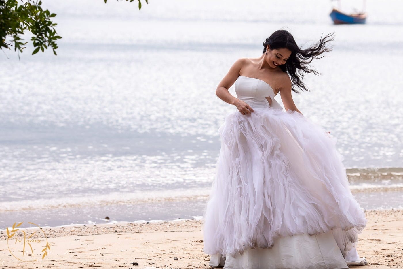 vestido de noiva praia